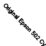 Original Epson 502 Cyan Ink Cartridge (C13T02V24010)